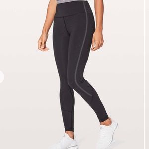 Lululemon Stop Drop & Squat Black 28” tights